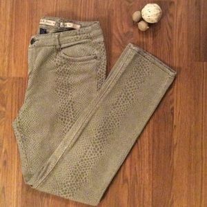 Vanilla Star snake print jeans.
